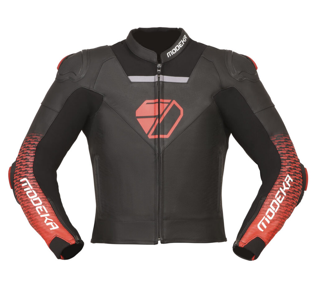 Chaqueta Modeka Yron Negro/Rojo