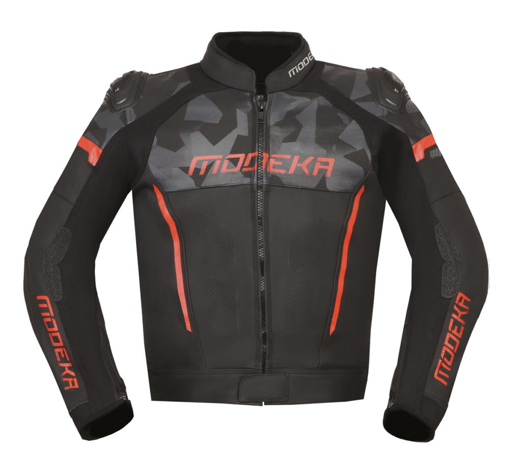 Chaqueta Modeka Valyant Negro/Rojo