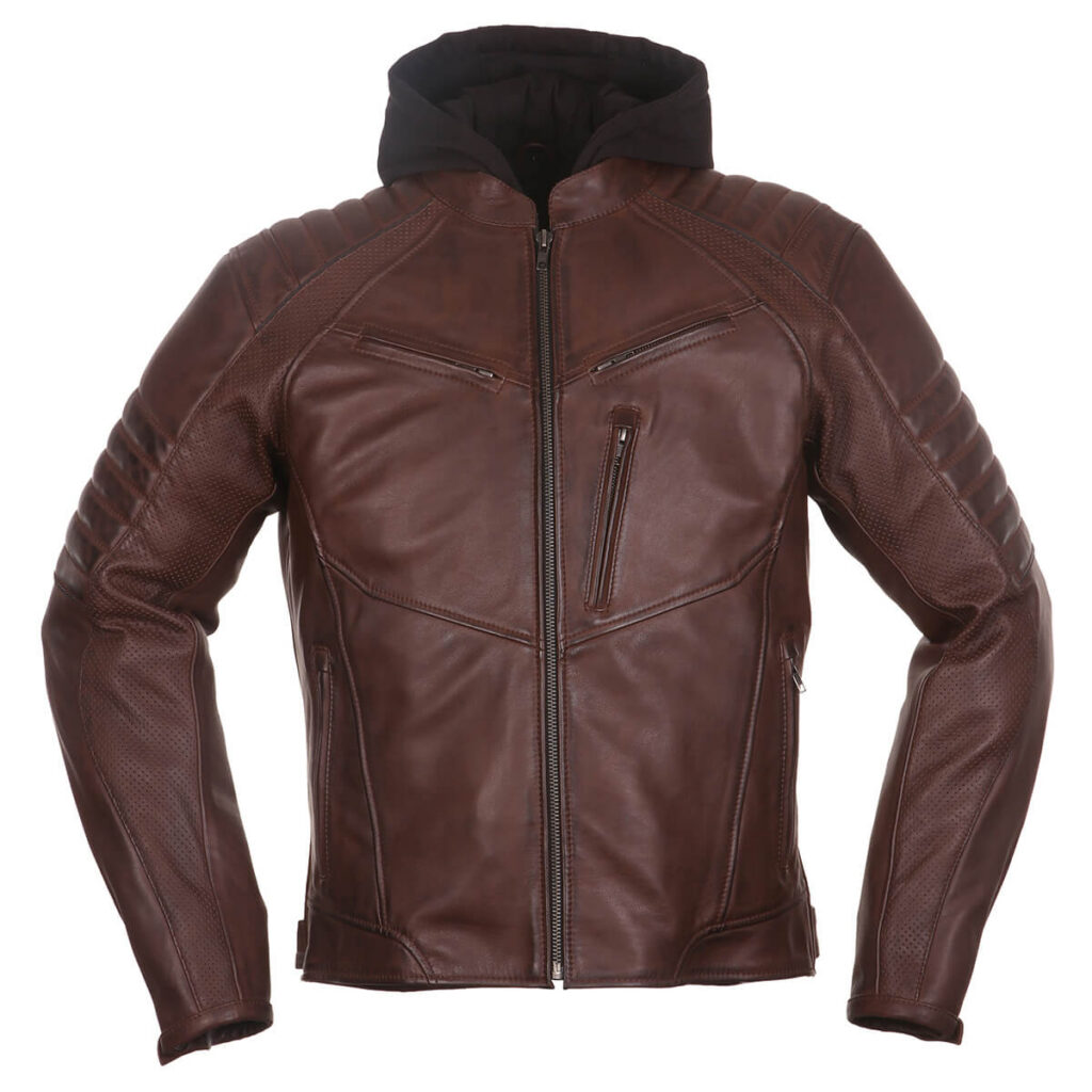Chaqueta Modeka Bad Eddie Marrón Oscuro